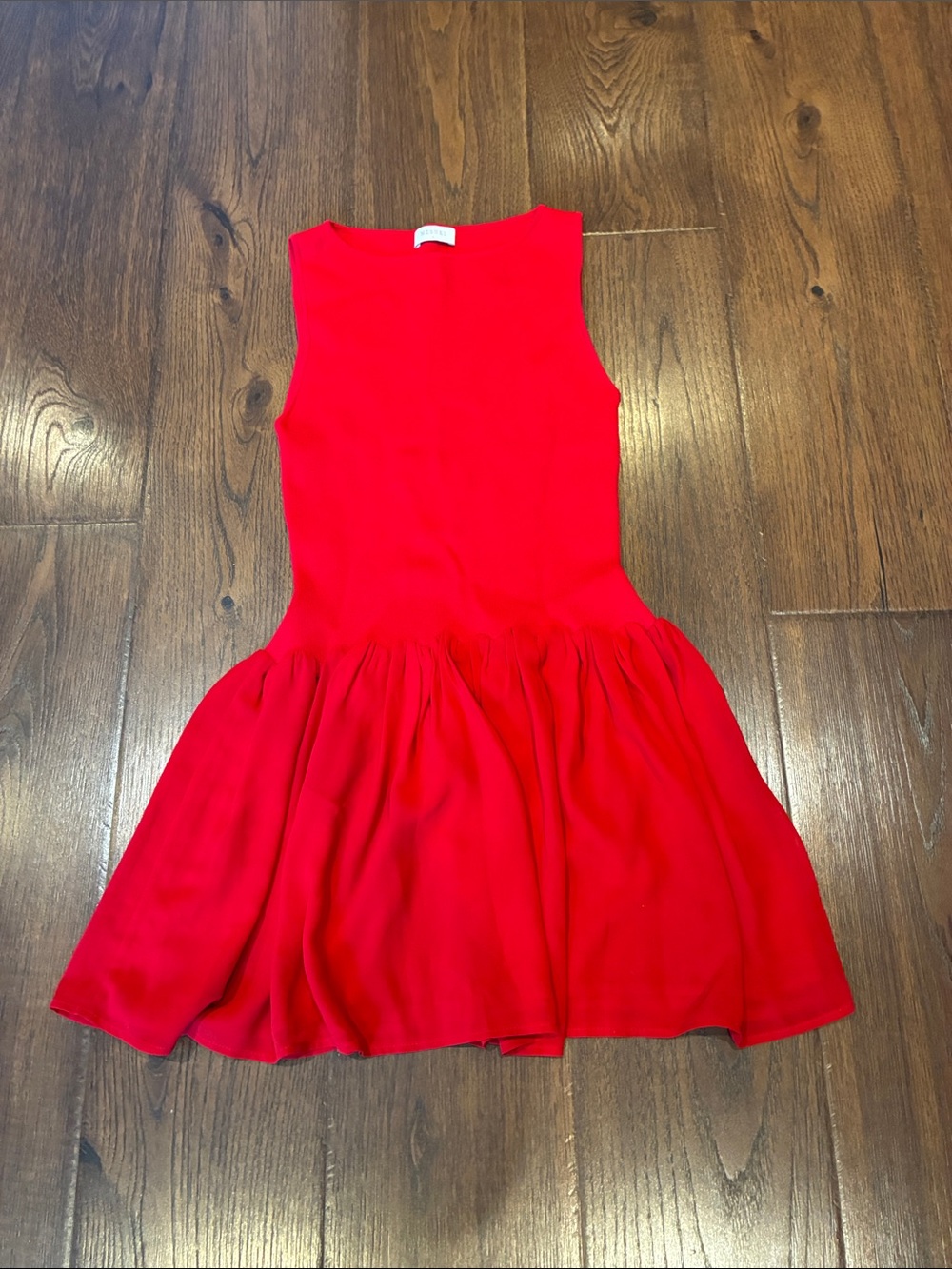 Meshki Red Sleeveless Mini Dress